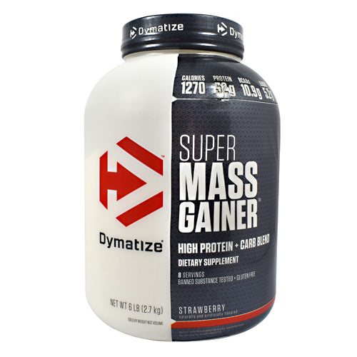 Super Mass Gainer, Strawberry, 6 lbs (2.7kg)