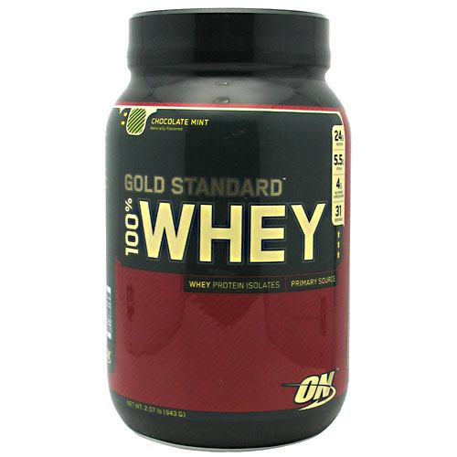 100% Whey, Chocolate Mint, 2 lbs (909 g)