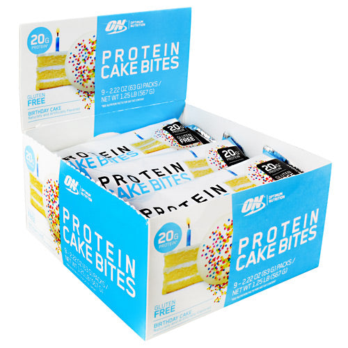 Cake Bites, Birthday Cake, 9 (2.22 oz) Packs