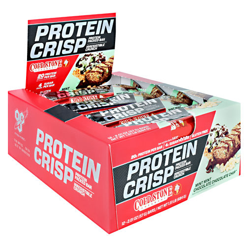 Protein Crisp, Mint Mint Chocolate Chocolate Chip, 12 (2.01oz) Bars