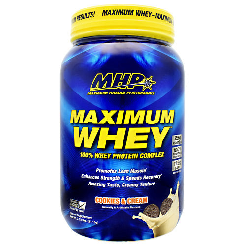 Maximum Whey, Cookies And Cream, 2.02 lbs (917.5g)