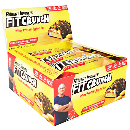 Fit Crunch Bar,  Chocolate Peanut Butter, 9 (14.60 oz.) Bars