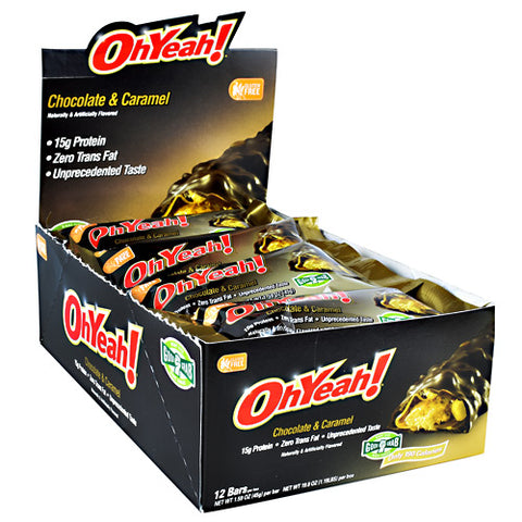 Ohyeah! Bar, Chocolate & Caramel, 12 (1.59 oz) Bars