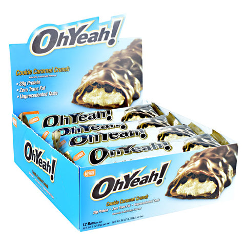 Ohyeah! Bar, Cookie Caramel Crunch, 12 ( 3 oz) Bars