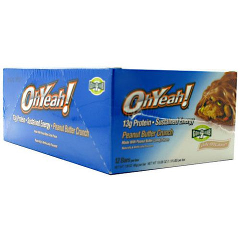 Ohyeah! Bar, Peanut Butter Crunch, 12 - 1.59 oz (45 g) bar [19.08 oz (1.19 lb]box