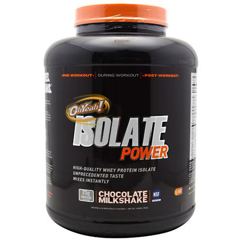 Isolate Power, Chocolate Milkshake, 4 lbs (1814 g)