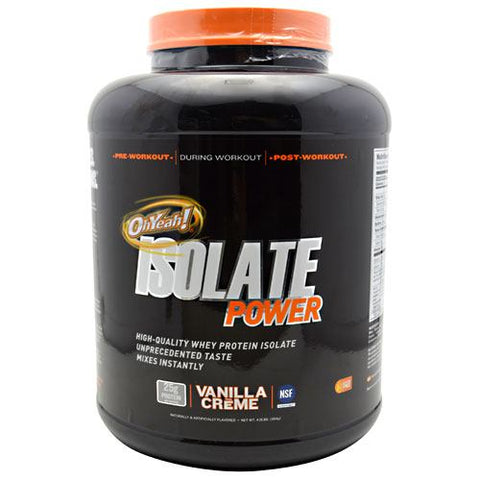 Isolate Power, Vanilla Creme, 4 lbs (1814g)