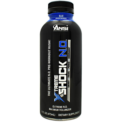 Xtreme Shock N.o., Blue Raspberry, 12 (16 fl oz.) Bottles