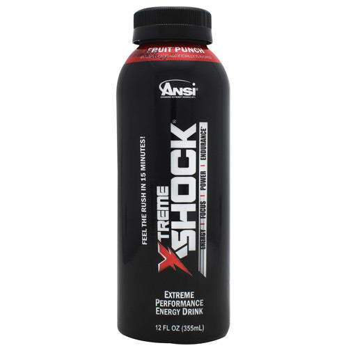 Xtreme Shock, Fruit Punch, 12-12 fl oz bottles (355 mL)