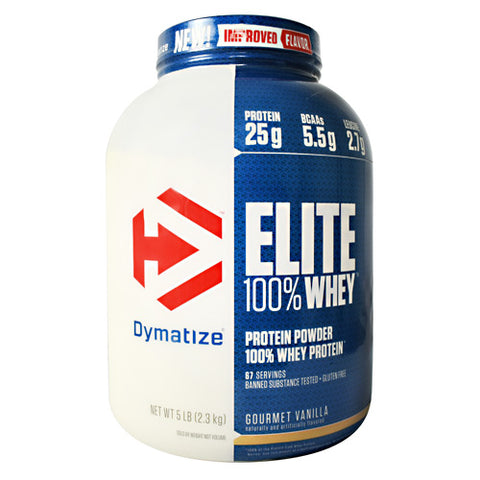 Elite 100% Whey, Gourmet Vanilla, 5 lb (2.3 kg)