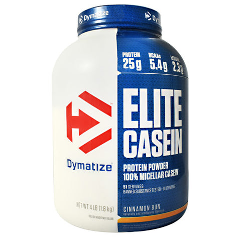 Elite Casein, Cinnamon Bun, 4 lb (1.8 kg)