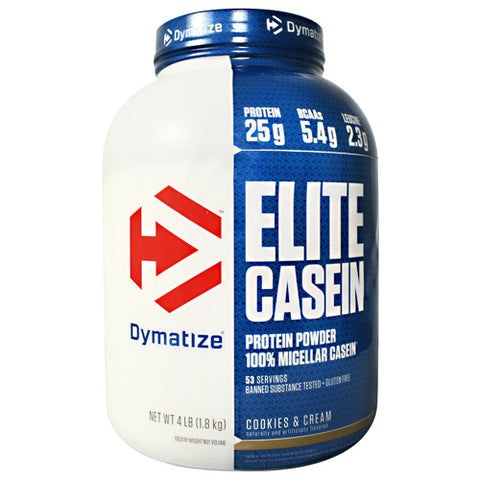 Elite Casein, Cookies & Cream, 4 lb (1.8 kg)