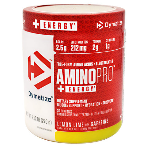 Aminopro + Energy, Lemon Lime, 30 Servings