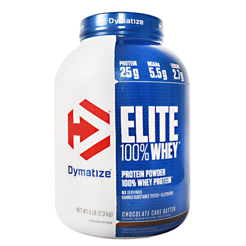 Elite 100% Whey, Chocolate Cake Batter, 5 lb (2.3 kg)