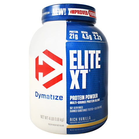 Elite Xt, Rich Vanilla, 4 lbs (1.8 kg)