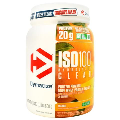 Iso100 Hydrolyzed Clear. Mango, 20 Servings (1.1 lb)