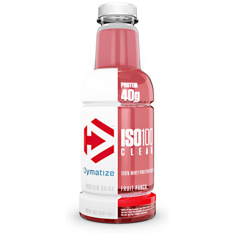 Iso100 Clear, Fruit Punch, 12 - 20 FL OZ Bottles