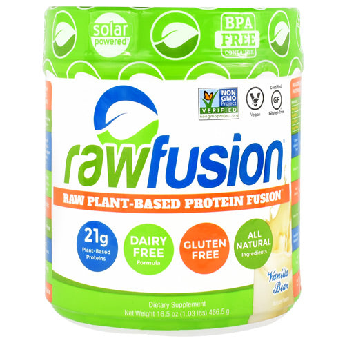 Raw Fusion, Vanilla Bean, 15 Servings