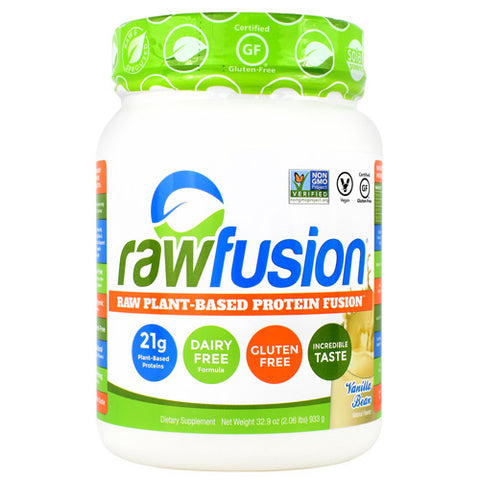 Raw Fusion, Vanilla Bean, 30 Servings