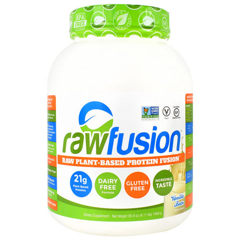 Raw Fusion, Vanilla Bean, 60 Servings (4.11lbs)