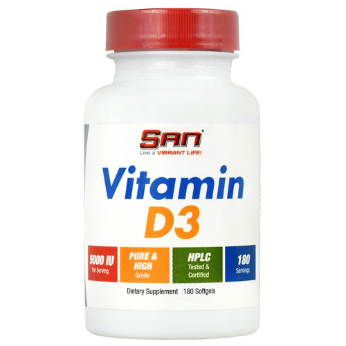 Vitamin D3, 180 Softgels, 180 Softgels