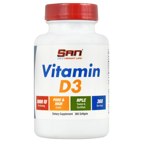 Vitamin D3, 360 Softgels, 360 Softgels