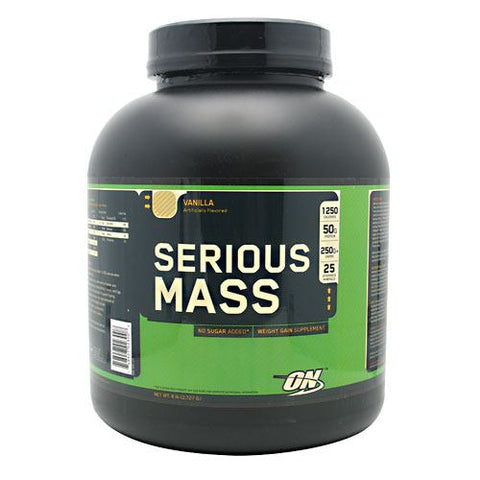 Serious Mass, Vanilla, 6 lbs (2727 g)