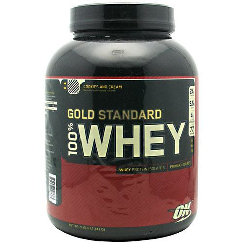 100% Whey, Cookies N' Cream, 5.15 lbs (2341 g)