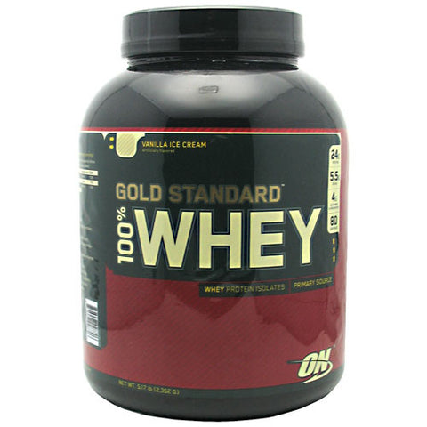 100% Whey, Vanilla Ice Cream, 5 lbs