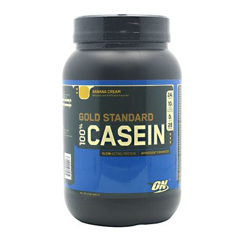 100% Casein, Banana Cream, 2 lb (909 g)