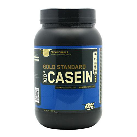 100% Casein, Creamy Vanilla, 2 lb (909 g)