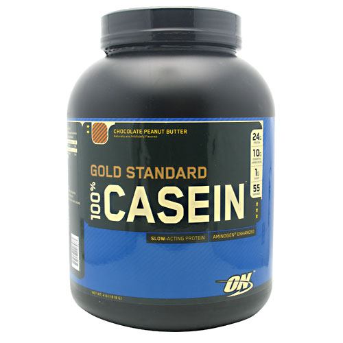 100% Casein, Chocolate Peanut Butter, 4 lb (1818 g)