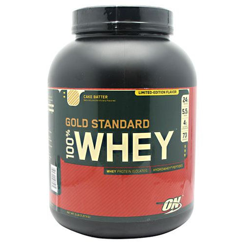 100% Whey, Cake Batter, 5 lb (2,273 g)