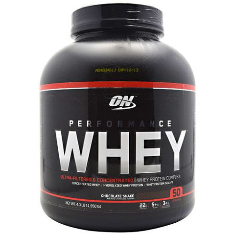 Performance Whey, Chocolate Shake, 4.3 lbs (1,950 g)