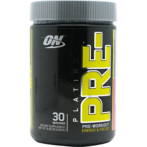 Platinum Pre-workout, Raspberry Lemonade, 30 Servings - 8.45 Oz (240 g)