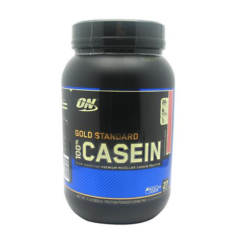 100% Casein, Strawberry Cream, 2 lb (909 g)