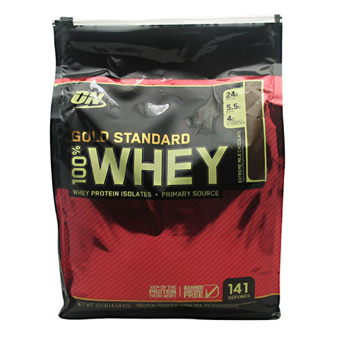 100% Whey, Extreme Milk Chocolate, 10 lb (4.54 kg)