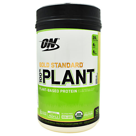 100% Plant Protein, Vanilla, 19 Servings (1.51 LB) (684G)