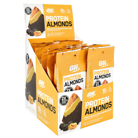 Protein Almonds, Dark Chocolate Peanut Butter, 12 (1.5oz.) Packets