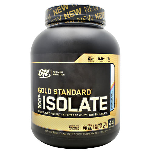 100% Isolate, Birthday Cake, 44 Servings (2.91 lb)