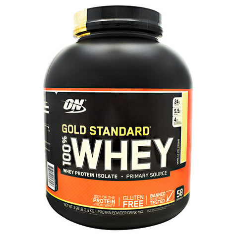 100% Whey, Vanilla Ice Cream, 58 Servings (3.96 lb)