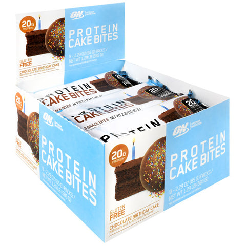 Cake Bites,chocolate  Birthday Cake, 9 (2.22 oz) Packs