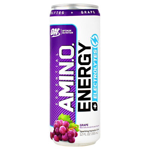 Amino Energy + Electrolytes Rtd, Grape, 12 (12 fl oz) Cans