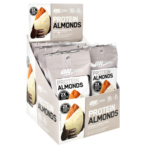 Protein Almonds, Cookies And Creme, 12 (1.5oz.) Packets