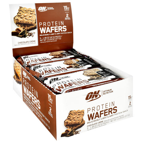 Protein Wafers, Chocolate Creme, 9 (1.42 oz) Packs