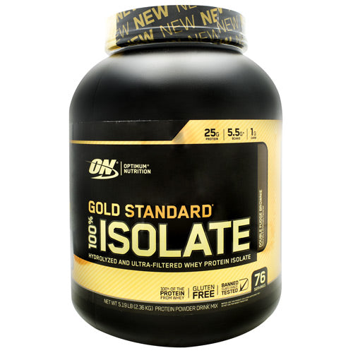 100% Isolate, Double Fudge Brownie, 76 servings