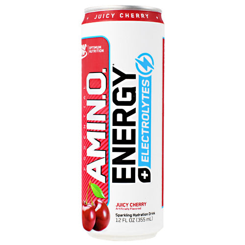 Amino Energy + Electrolytes Rtd, Juicy Cherry, 12 (12 fl oz) Cans