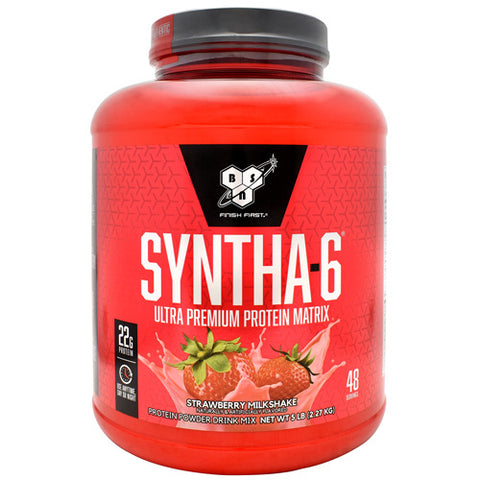 Syntha-6, Strawberry Milkshake, 5 lbs (2.27 kg)