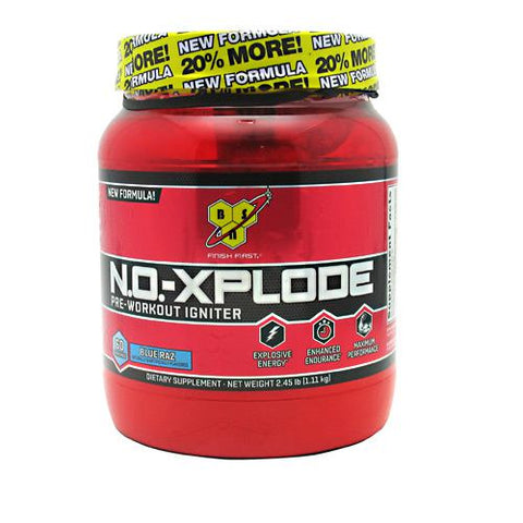 N.o.-xplode, Blue Raz, 60 Servings 2.45 lb