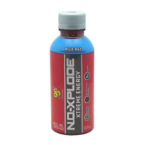 N.o. Xplode Rtd, Blue Raz, 12 bottles per case